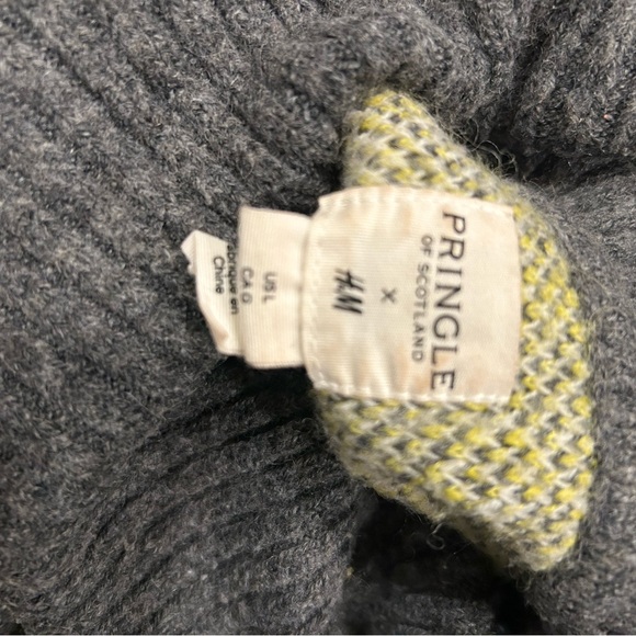 a r g y l e :: Pringle x H&M Argyle Longline Turtleneck Sweater/matching scarf - Picture 6 of 8